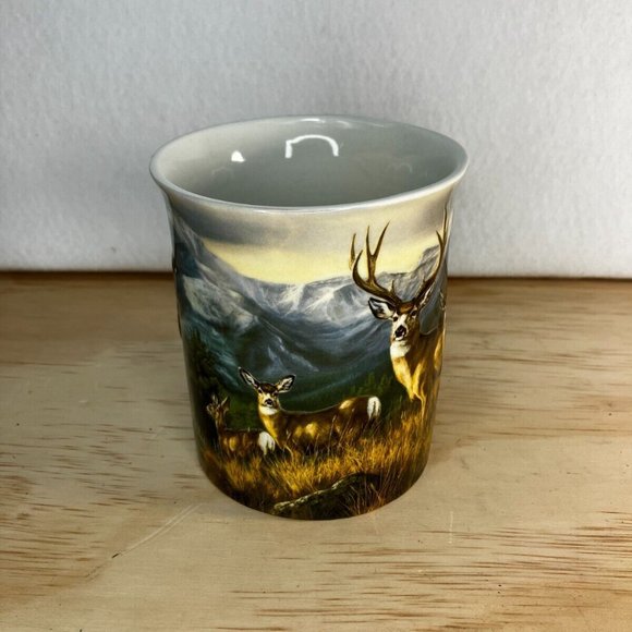 Wild Wings Mule Deer The Last Crossing Sculpted Mug by Rosemary Millette - Picture 5 of 11